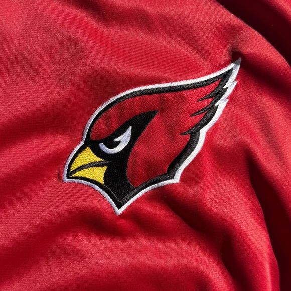 Arizona Cardinals Jacket NFL Team Apparel Men's 5X Red Full Zip Track Style Logo - Picture 4 of 8